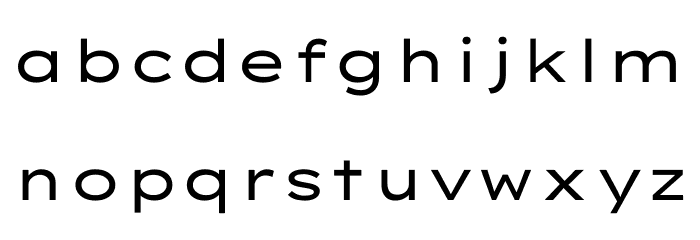 Lexend Zetta Regular Font LOWERCASE