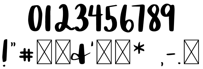 LexiRegular Font OTHER CHARS