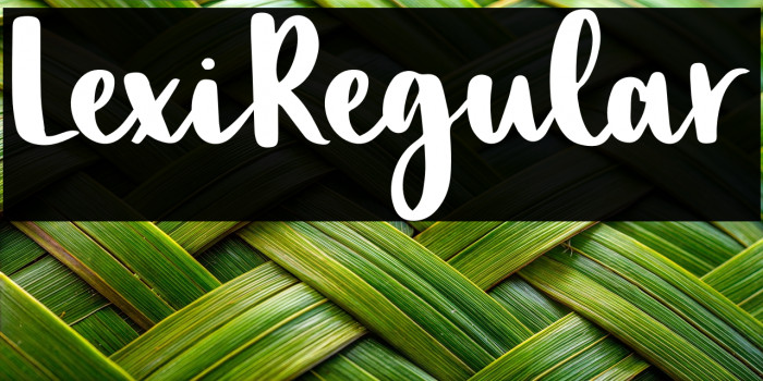 LexiRegular Example 1