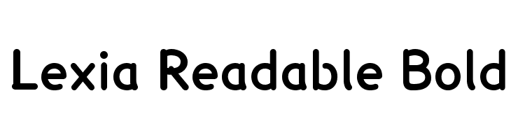 Lexia Readable Bold  Скачать бесплатные шрифты