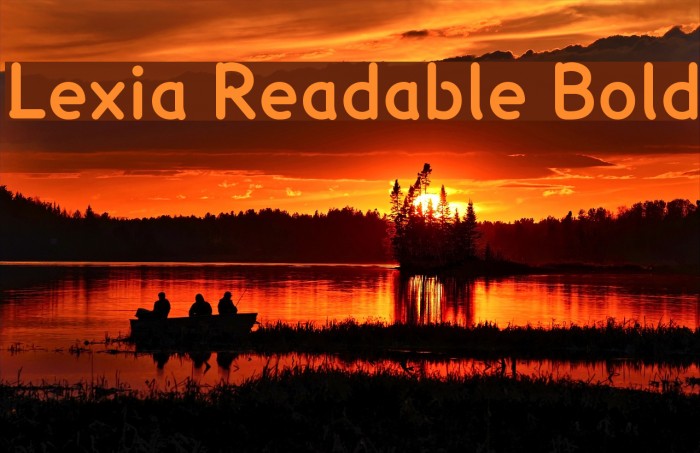 Lexia Readable Bold Example 2