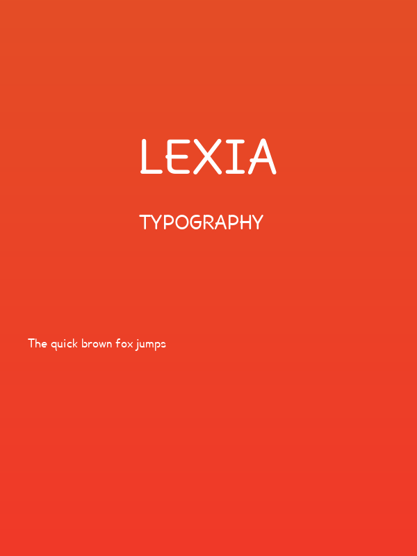 Lexia Poster