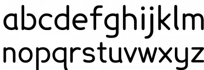 Lexia Font LOWERCASE