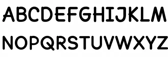 Lexie Readable Bold Fuentes MAYÚSCULAS
