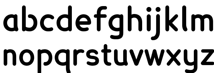 Lexie Readable Bold Font LOWERCASE