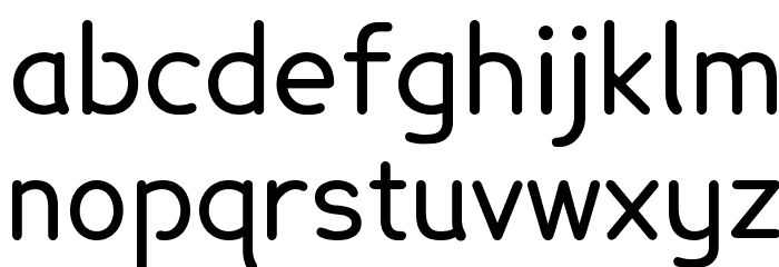 Lexie Readable Regular Font LOWERCASE