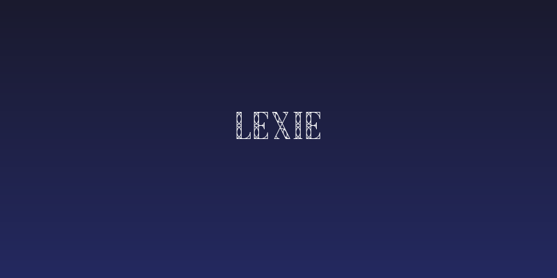 Lexie Social Header