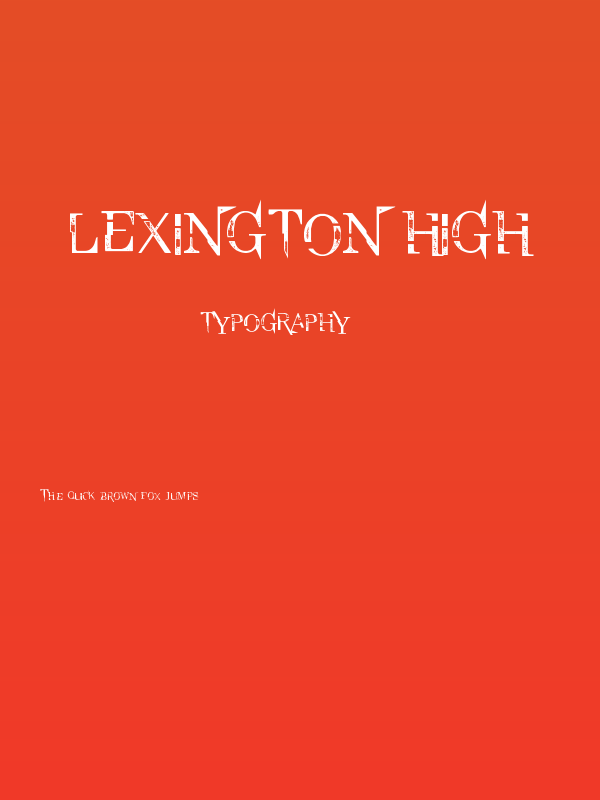 Lexington High Poster