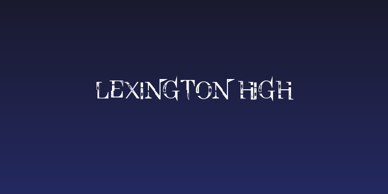 Lexington High Social Header