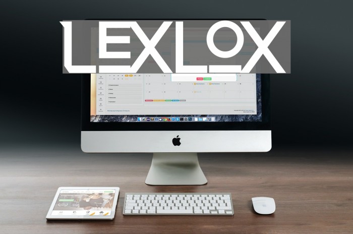 Lexlox Font examples