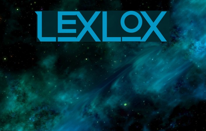 Lexlox Font examples