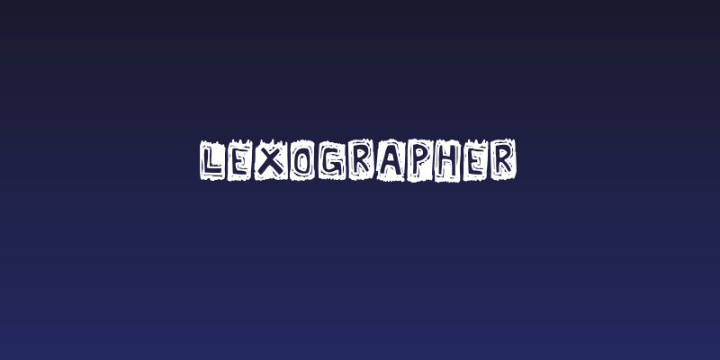 Lexographer Social Header
