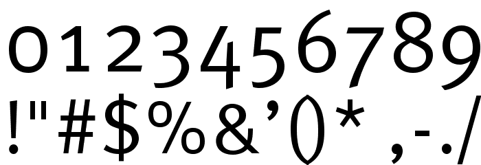 LexusRomanOpti-Regular Font OTHER CHARS
