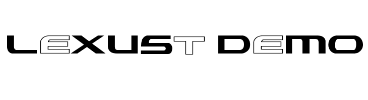 Lexust Demo  免费字体下载