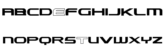 Lexust Demo Font LOWERCASE