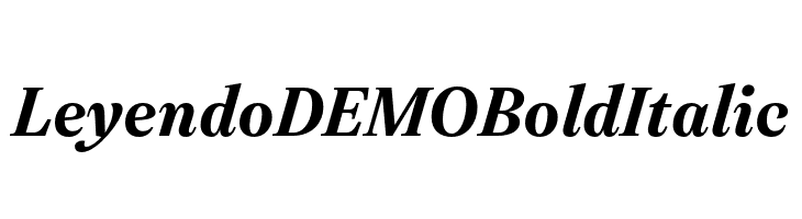 Leyendo DEMO Bold Italic  नि: शुल्क फ़ॉन्ट्स डाउनलोड