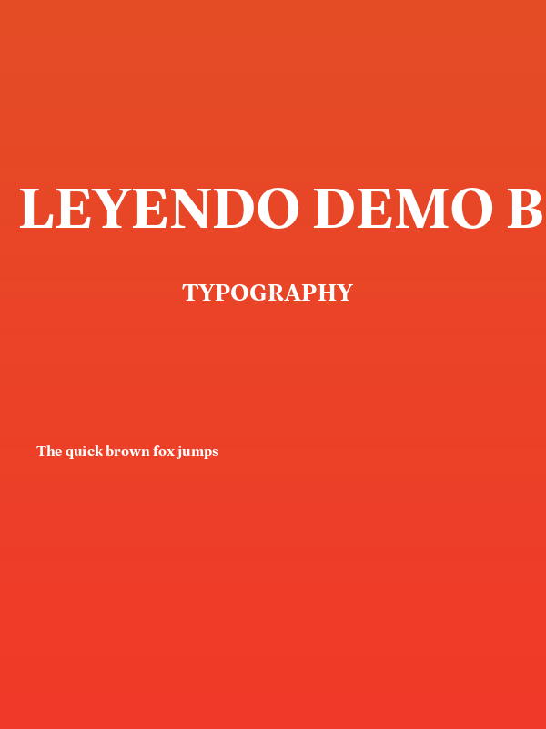 Leyendo DEMO Bold Poster