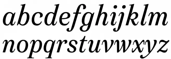 Leyendo DEMO Medium Italic 字体 小写