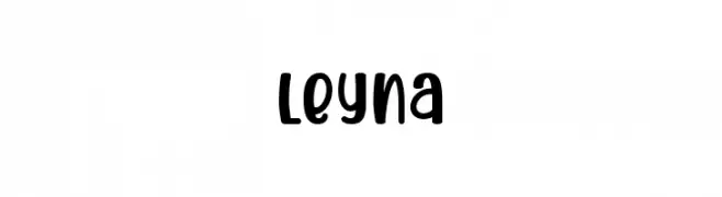 Leyna  免费字体下载