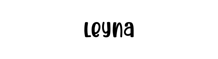 Leyna  Скачать бесплатные шрифты