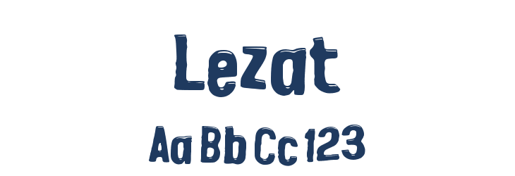 Lezat Font Preview