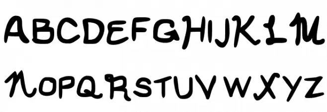 le dante's super special font Regular Polices MAJUSCULES