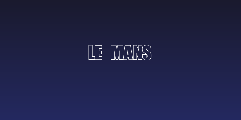 le mans Social Header