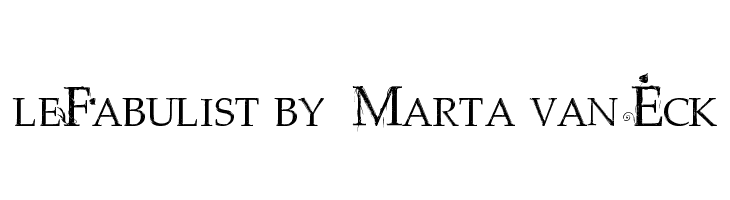 leFabulist by  Marta van Eck  免费字体下载