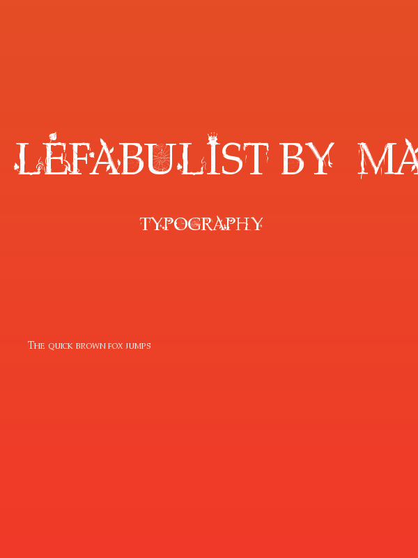 leFabulist by  Marta van Eck Poster
