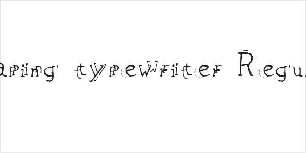 leaping typewriter Regular Logo