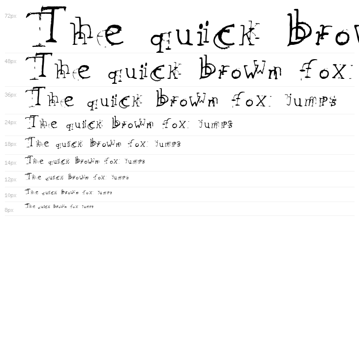 leaping typewriter Regular Waterfall