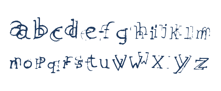 leaping typewriter Regular Lowercase