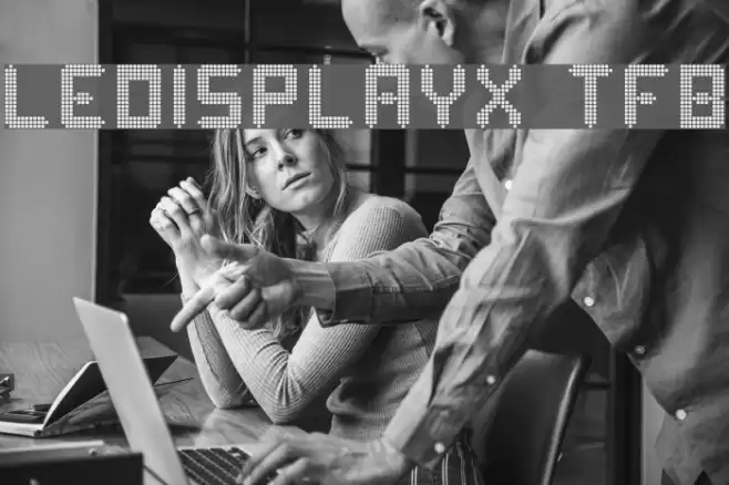 ledisplayx tfb Schriftart examples