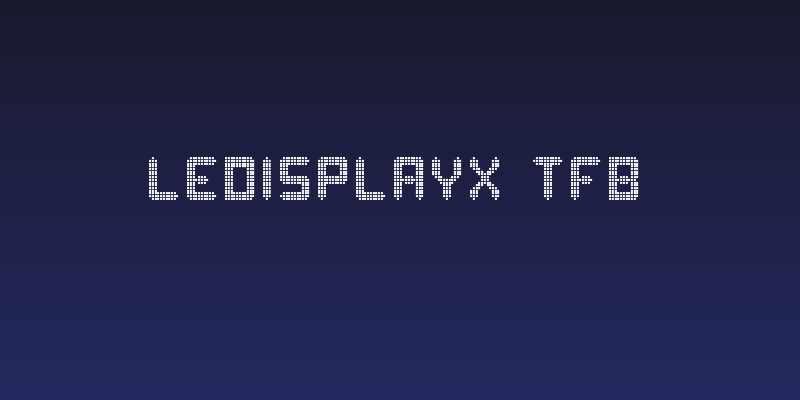 ledisplayx tfb Social Header