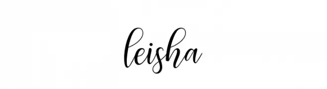 leisha  नि: शुल्क फ़ॉन्ट्स डाउनलोड