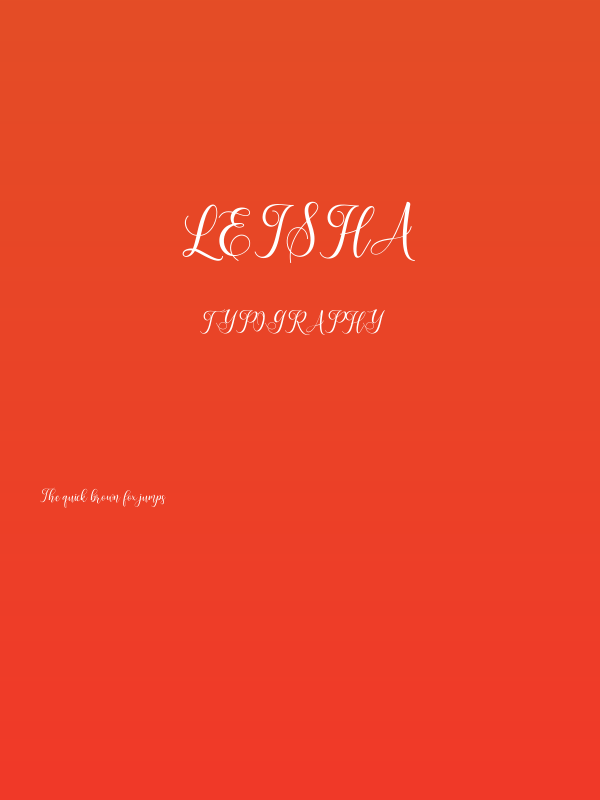 leisha Poster