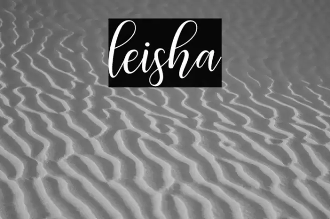 leisha Font examples