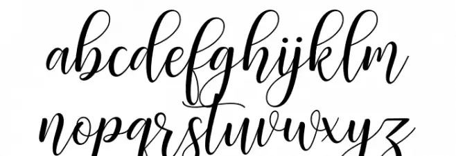 leisha خط أحرف صغيرة