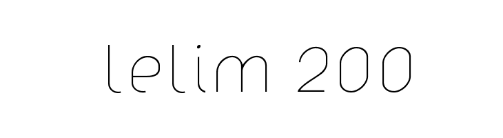 lelim 200 Font
