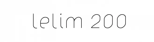 lelim 200  Frei Schriftart Herunterladen
