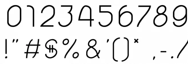 lelim 300 Font OTHER CHARS