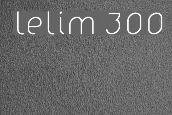 lelim 300 Font examples