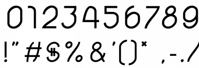 lelim 600 Font OTHER CHARS