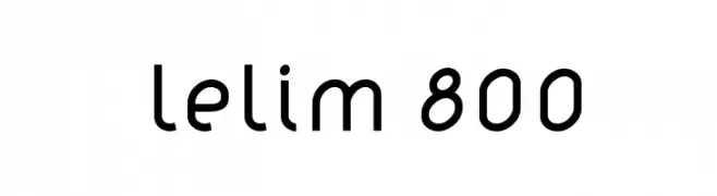 lelim 800  フリーフォントのダウンロード