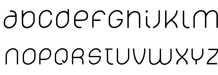 lelim Light Font LOWERCASE
