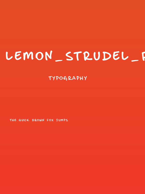 lemon_strudel_free Regular Poster