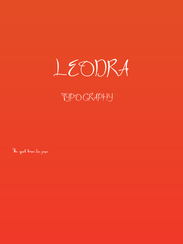 leodra Poster