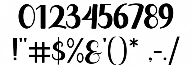 leonie Font OTHER CHARS