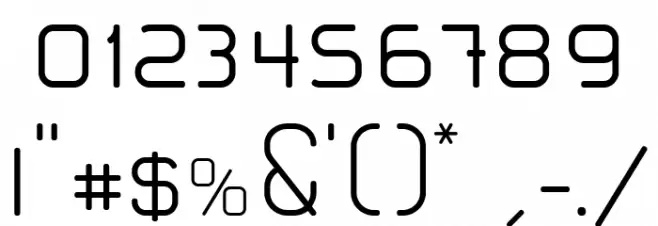 lerotica-Light Font OTHER CHARS