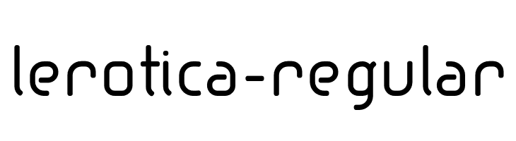 lerotica-regular  les polices de caractères gratuit tlcharger